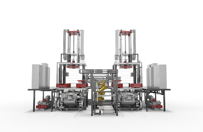 Single chamber furnace low pressure casting machine