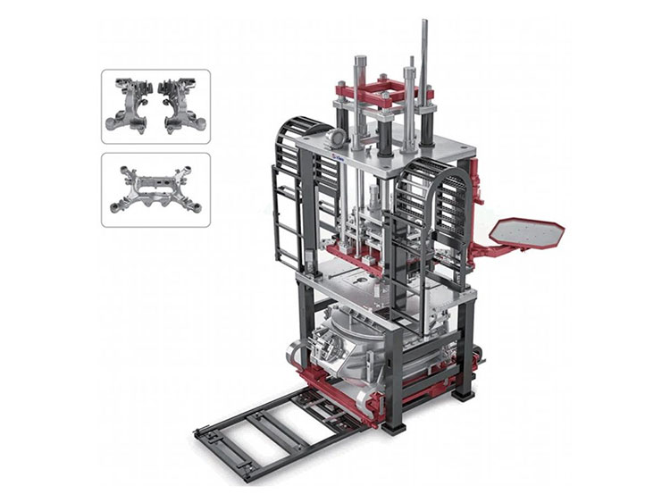 LPDC Machine With Single Chamber Furnace - Single And Multiple Riser Tubes
