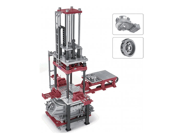 LPDC Machine With Single Chamber Furnace - Single And Multiple Riser Tubes