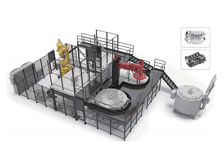 Low Pressure Sand Casting Cell