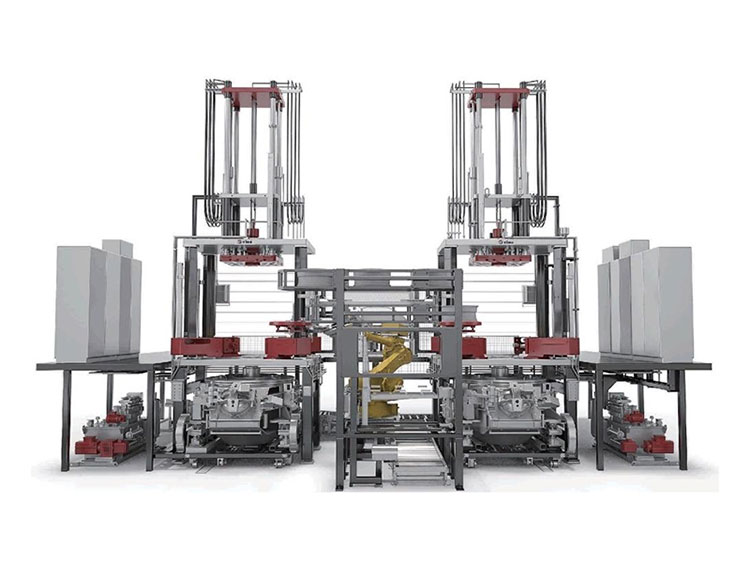 Single-Chamber Furnace Lpdc Machine &Robot Cell