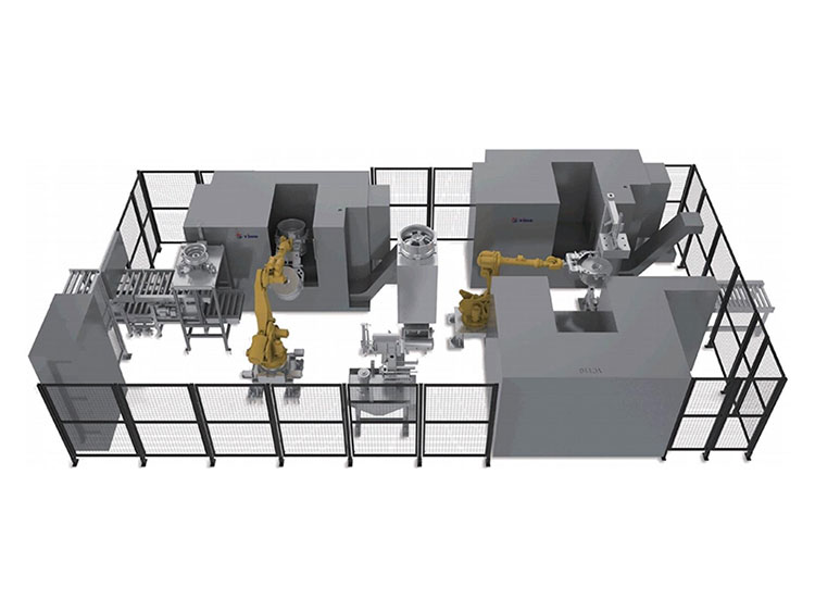 L Type Cnc Automatic Production Line